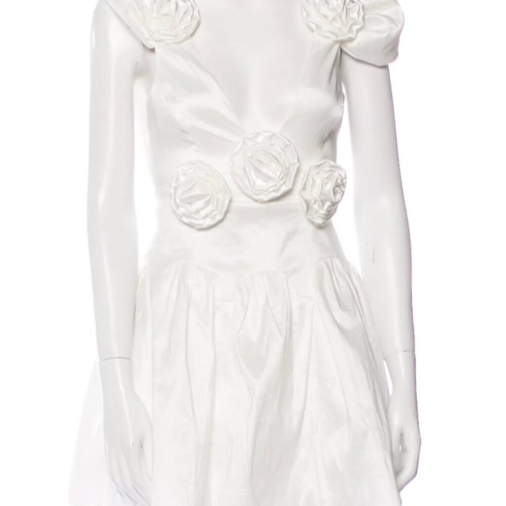 For Love & Lemons Flora Mini Dress White XXS